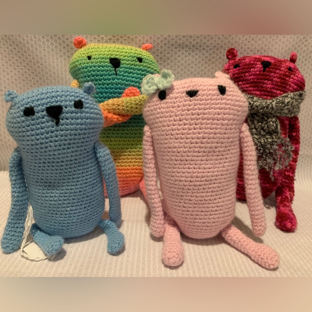 Crochet Bear for cutom order interactive play - Picture 2 of 2